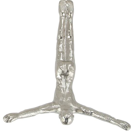 10" Aluminum Modern Figurine Wall Décor Set